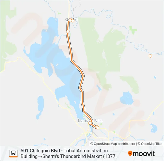 QUAIL TRAIL Bus Line Map