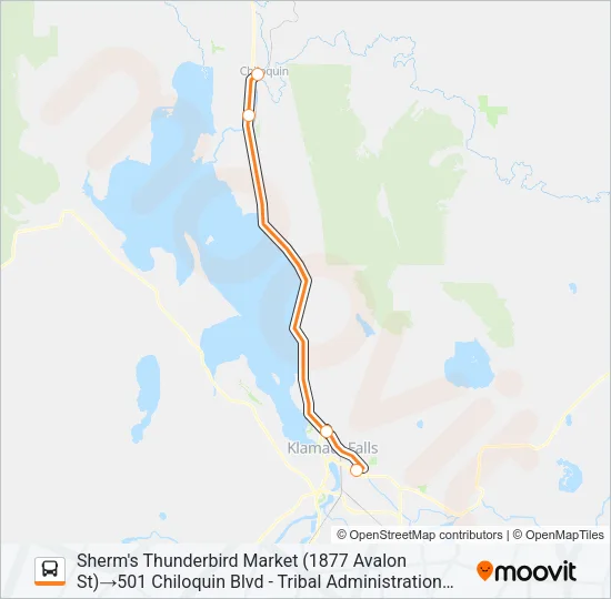 QUAIL TRAIL Bus Line Map