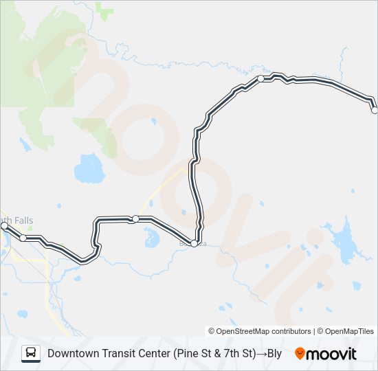 BASIN CONNECT Bus Line Map