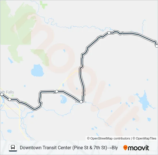 BASIN CONNECT Bus Line Map