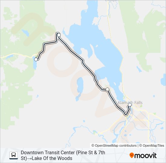 BASIN CONNECT Bus Line Map