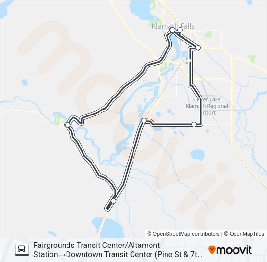 BASIN CONNECT Bus Line Map