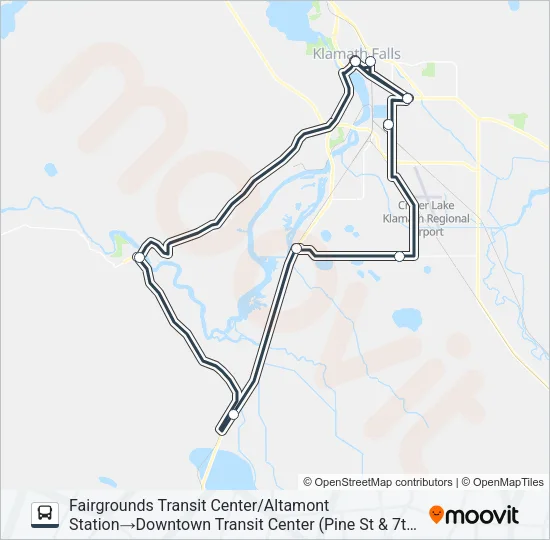 BASIN CONNECT Bus Line Map