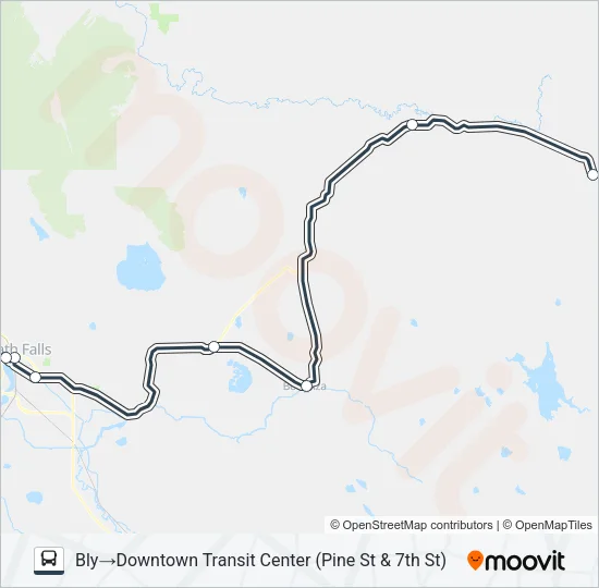 BASIN CONNECT Bus Line Map