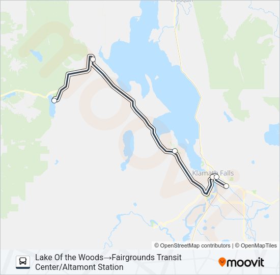 BASIN CONNECT Bus Line Map