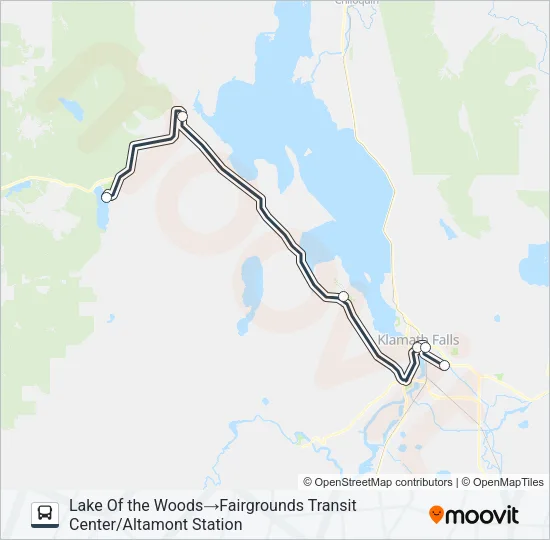 BASIN CONNECT Bus Line Map