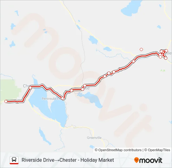 WEST COUNTY Bus Line Map