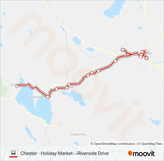 WEST COUNTY Bus Line Map