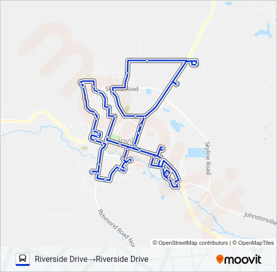 SUSANVILLE CITY ROUTE Bus Line Map