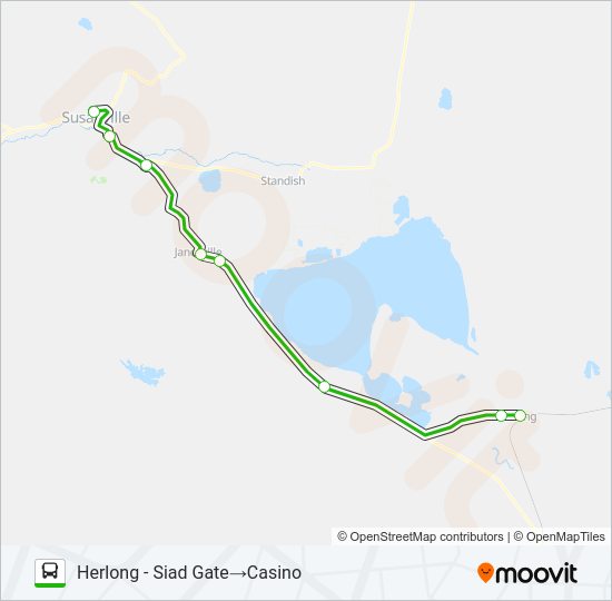 SOUTH COUNTY/ COMMUTER Bus Line Map