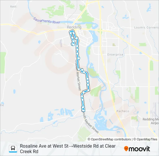 3 Bus Line Map