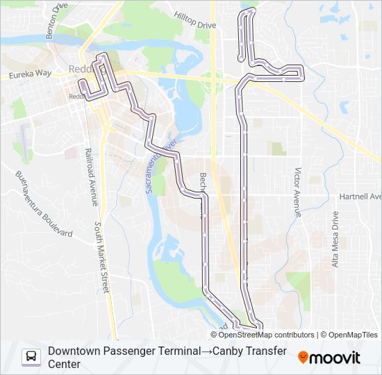 4 Bus Line Map