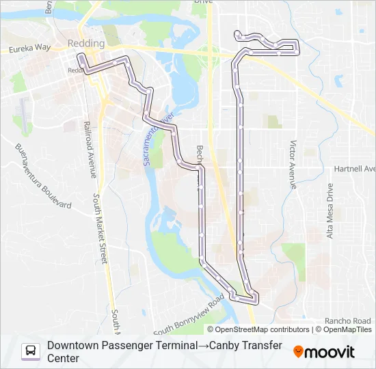 4 Bus Line Map