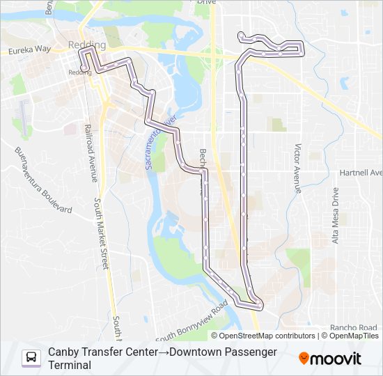 4 Bus Line Map