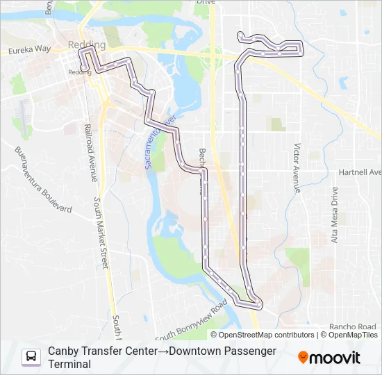 4 Bus Line Map