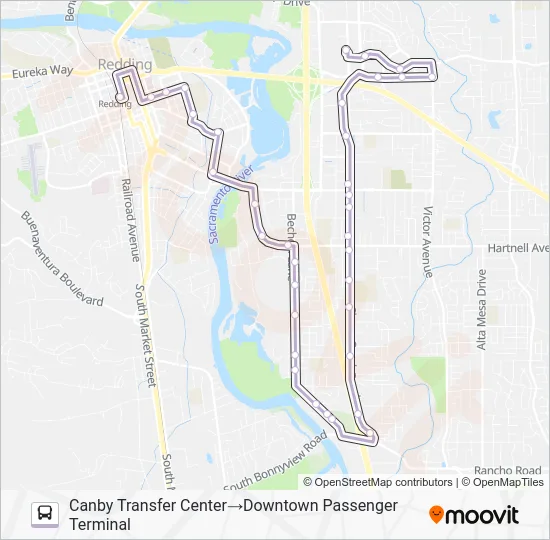 4 Bus Line Map