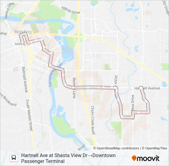 5 Bus Line Map