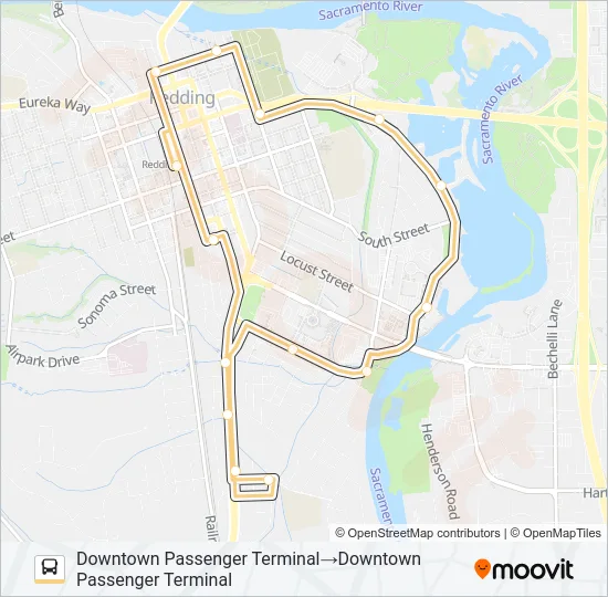 2E Bus Line Map