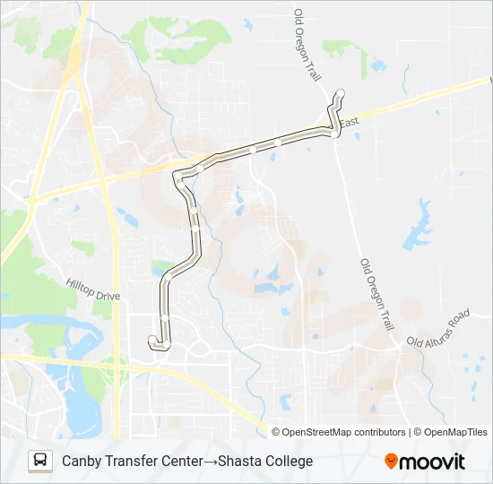 6N Bus Line Map