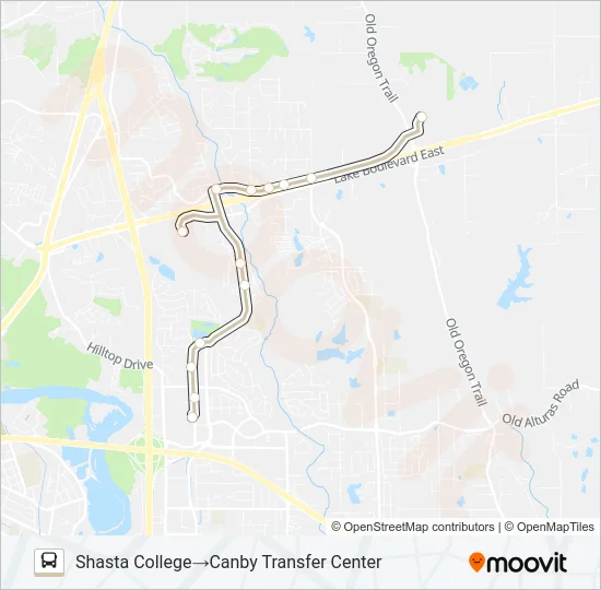 6N Bus Line Map