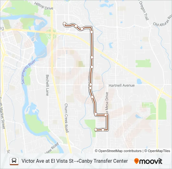 6S Bus Line Map