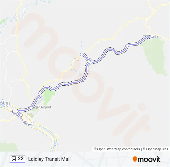 22 Bus Line Map