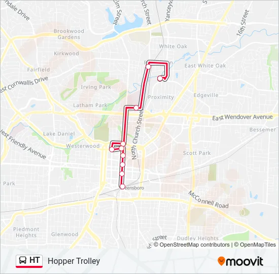 HT Bus Line Map