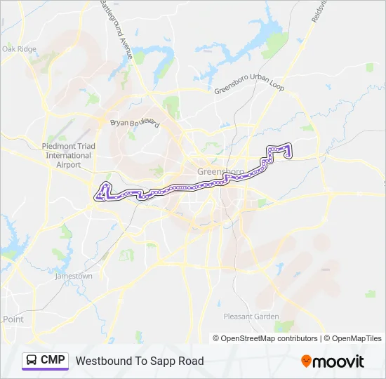 CMP Bus Line Map