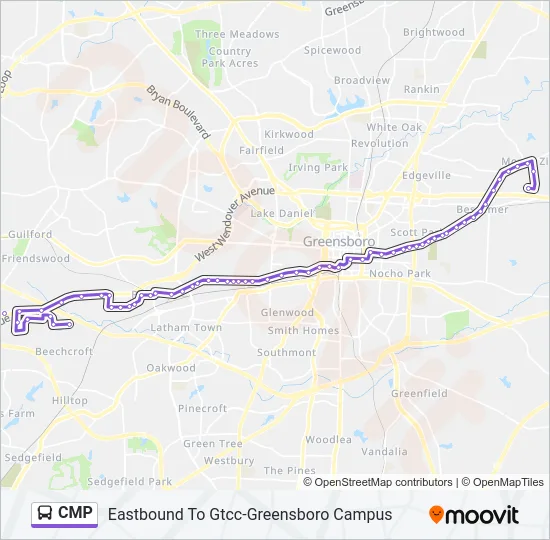 CMP Bus Line Map
