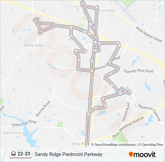 22-23 Bus Line Map