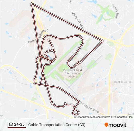 24-25 Bus Line Map