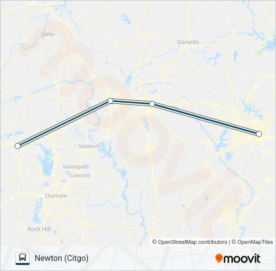 GREYHOUND US0600S Bus Line Map