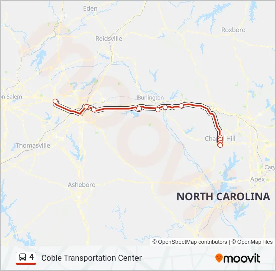 4 Bus Line Map