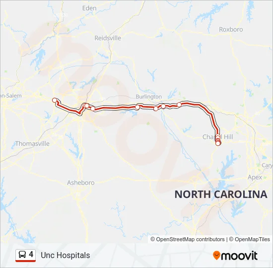 4 Bus Line Map