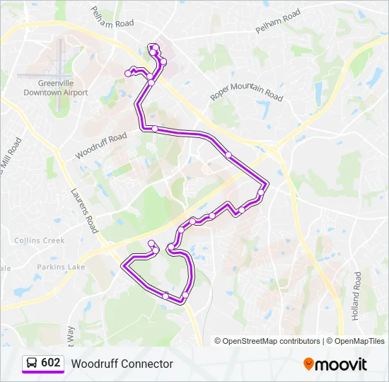 602 Bus Line Map
