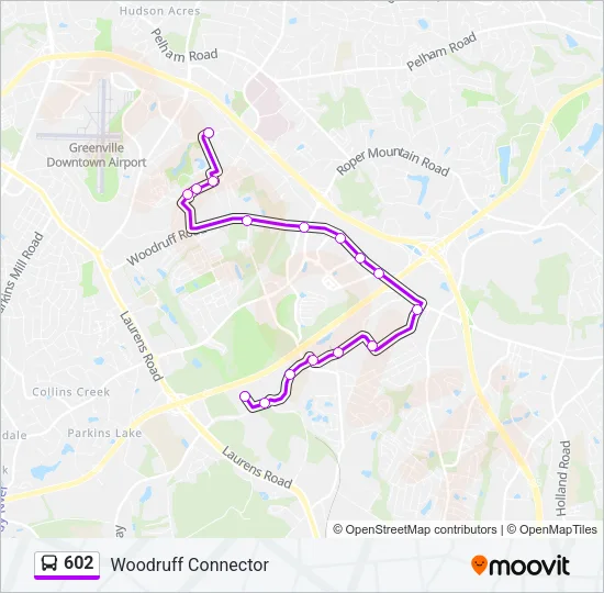 602 Bus Line Map