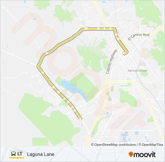 LT Bus Line Map