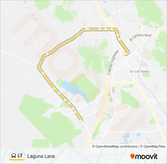 LT Bus Line Map