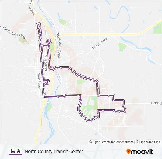 A Bus Line Map