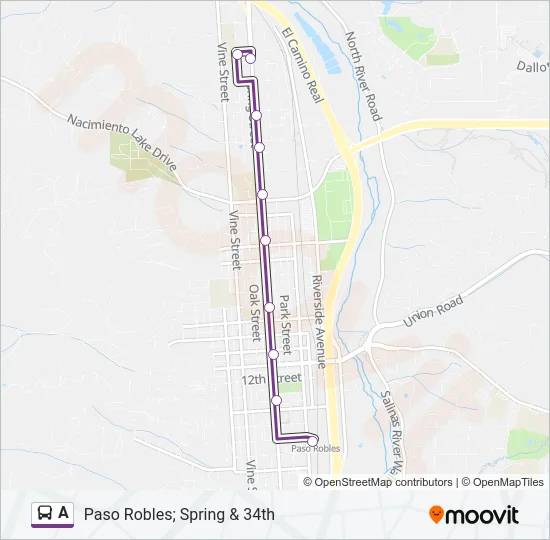A Bus Line Map