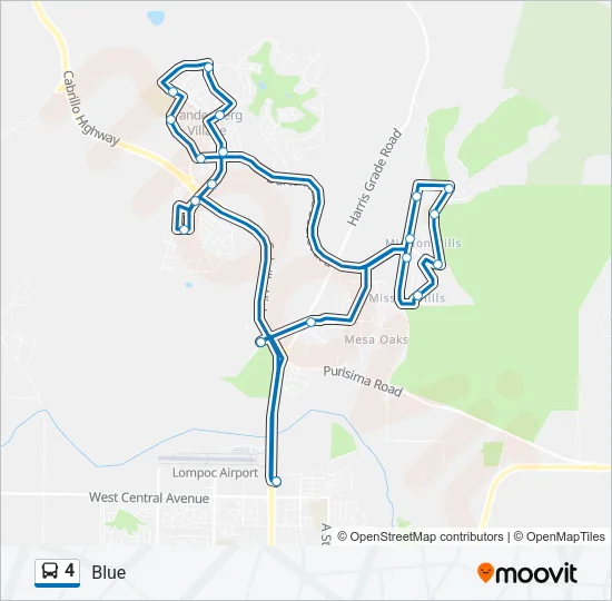 4 Bus Line Map