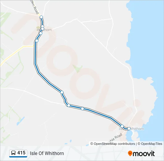 415 Bus Line Map