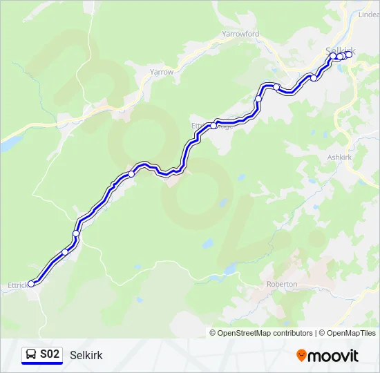 S02 Bus Line Map