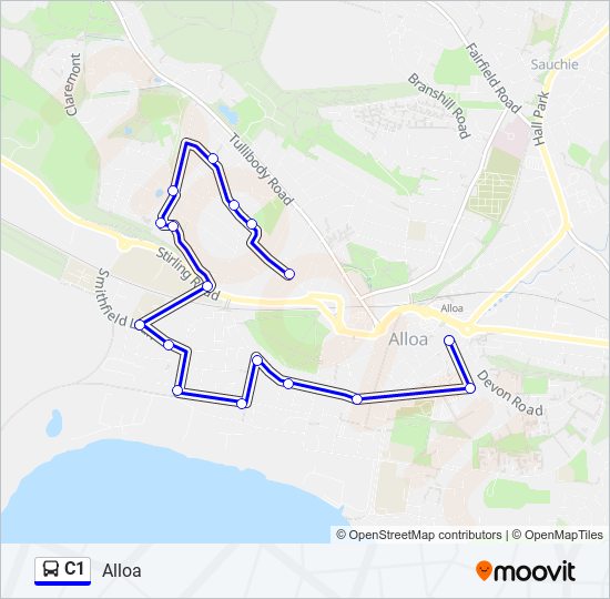 c1 Route Schedules, Stops & Maps Alloa (Updated)