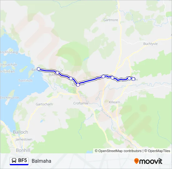 BF5 Bus Line Map