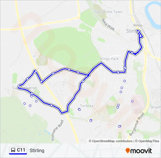 C11 Bus Line Map