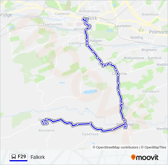 F29 Bus Line Map