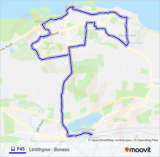 F45 Bus Line Map