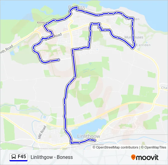 F45 Bus Line Map