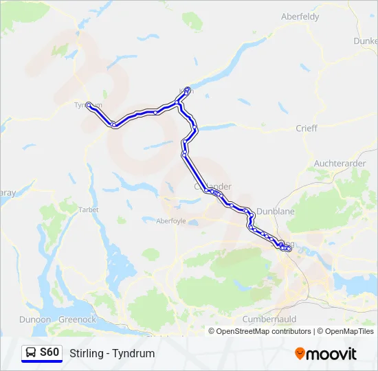 S60 Bus Line Map